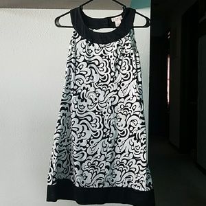 Black and white dress